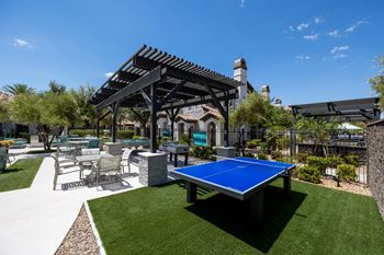 Courtyard with outdoor games